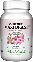 Maxi Health - Chewable Maxi Digest - Digestive & Acid Reflux Formula - Fruity Flavor - 90 Chewies - DoctorVicks.com