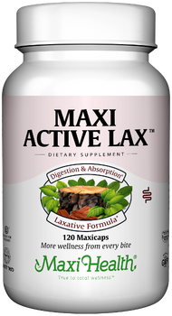 Maxi Health - Maxi Active Lax - Laxative Formula - 120 MaxiCaps - DoctorVicks.com