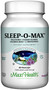 Maxi Health - Sleep-O-Max - Melatonin 3 mg - 60 MaxiCaps - Front - DoctorVicks.com
