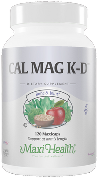 Maxi Health - Cal Mag K-D - 120 MaxiCaps - DoctorVicks.com