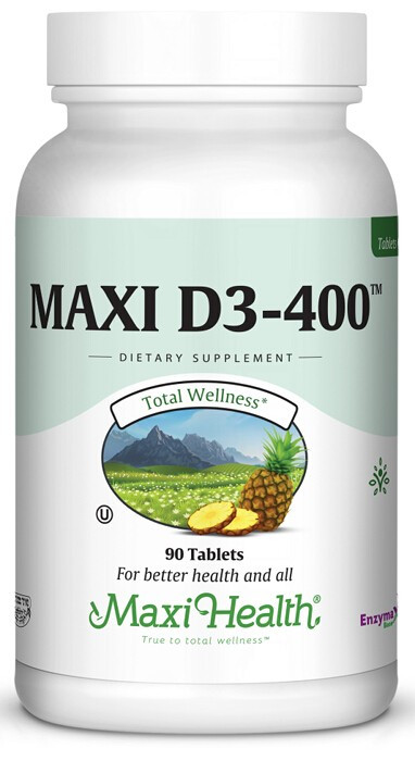 Maxi Health Maxi Vitamin D3 400 Iu 90 Tablets