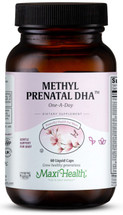 Maxi Health Kosher Methyl Prenatal Plus DHA - One-A-Day  - 60 Liquid Capsules