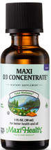 Maxi Health - Liquid Maxi Vitamin D3 Concentrate 1000 IU - 1 fl oz