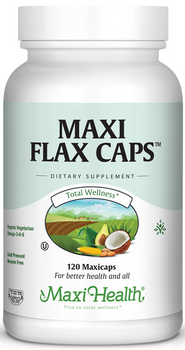 Maxi Health - Maxi Flax Caps - Flaxseed Oil 1400 mg - 90/180 Liquid MaxiCaps - DoctorVicks.com