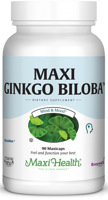 Knorrig hun Overjas Maxi Health: Maxi Ginkgo Biloba - Kosher Brain, Memory & Energy Formula -  90 MaxiCaps - DoctorVicks.com