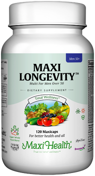 Maxi Health - Maxi Longevity for Men - Multivitamin & Mineral - 60/120 Tablets - DoctorVicks.com