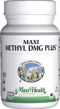 Maxi Health - Maxi Methyl DMG Plus - Brain & Energy Formula - 60/120 MaxiCaps - DoctorVicks.com