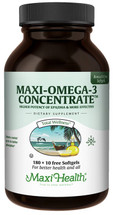 Maxi Health - Maxi Omega-3 Concentrate - 90/180+10 Free MaxiGels - DoctorVicks.com