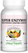 Maxi Health - Super Enzymax - High Potency Enzyme Complex - 60 Tablets - DoctorVicks.com