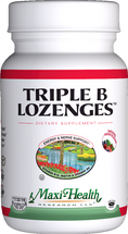 Maxi Health - Triple B Lozenges - as Methylcobalamin - Strawberry Flavor - 90/180 Lozenges - DoctorVicks.com