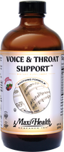 Maxi Health - Voice & Throat Support With Elderberry Fruit - Berry Flavor - 8 fl oz - DoctorVicks.com