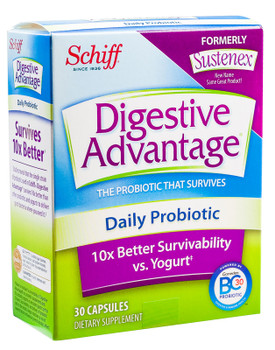 Schiff Digestive Advantage - Daily Probiotic - 30 Capsules - DoctorVicks.com
