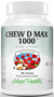 Maxi Health - Chew-D-Max - Vitamin D3 1000 IU - Berry Flavor - 100/200 Chewies - DoctorVicks.com