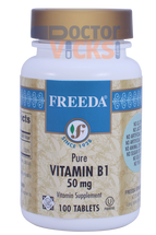 Freeda Vitamins - Vitamin B1 (Thiamin) 50 mg - 100 Tablets - © DoctorVicks.com