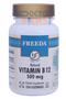 Freeda Vitamins - Vitamin B12 500 mcg - as Cyanocobalamin - 250 Lozenges - © DoctorVicks.com