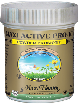 Maxi Health - Maxi Active Pro-10 - 10 Billion Live & Active CFUs - 2 oz Powder - DoctorVicks.com
