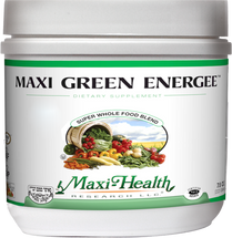 Maxi Health - Maxi Green Energee Powder - Energy Formula - Berry Flavor - 7.8 oz Powder - DoctorVicks.com