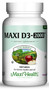 Maxi Health - Maxi Vitamin D3 2000 IU - 90/180 Tablets - DoctorVicks.com