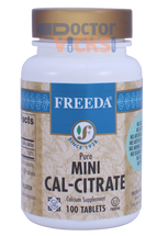 Freeda Vitamins - Mini Cal-Citrate 1000 mg - 100 Tablets - © DoctorVicks.com