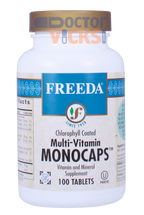 Freeda Vitamins - Monocaps - Medium Strength Multivitamin & Mineral - 100 Tablets - © DoctorVicks.com
