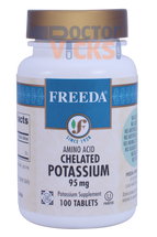 Freeda Vitamins - Chelated Potassium 95 mg - 100 Tablets - © DoctorVicks.com