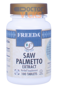 Freeda Vitamins - Saw Palmetto Extract 320 mg - 100 Tablets - © DoctorVicks.com