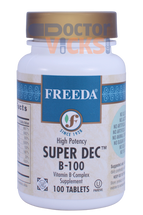 Freeda Vitamins - Super DEC B-100 - Vitamin B Complex - 100 Tablets - © DoctorVicks.com