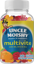 Uncle Moishy Vitamins - Multivitamin & Mineral Complete - Assorted Flavors - 60 / 120 Jellies