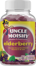 Uncle Moishy Vitamins - Immune Shield With Sambucus - Berry Flavor - 60 Jellies