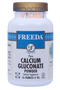 Freeda Vitamins - Calcium Gluconate Powder 1040 mg - 16 oz Powder - © DoctorVicks.com