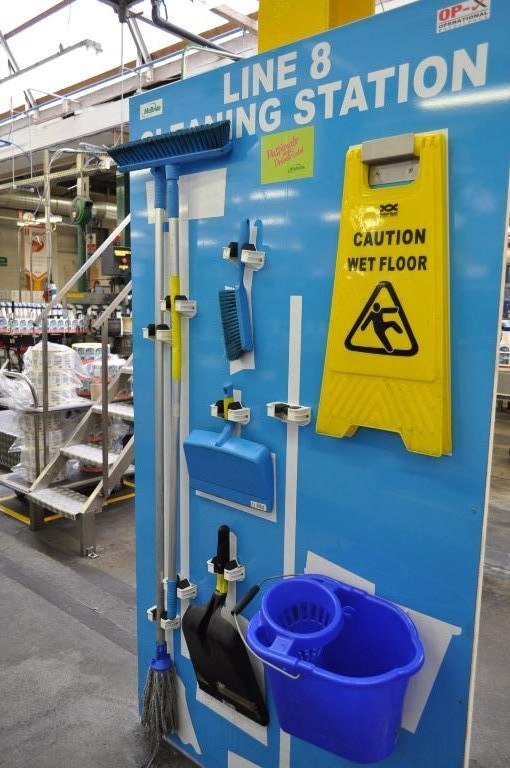Tool Shadow boards and 5S Cleaning Stations enable companies to cut waste a...