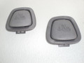 2000-2004 Ford Mustang Rear Coupe Child Safety Seat Top Latch Catch Covers Gray Trim Interior YF3Z-5446870-ACW Gray