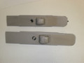 1995-1997 Lincoln Continental Gray Front SeatBelt Safety Belt Adjustor Plates Brackets & Trim F5OY-54602B82-F F50Y F5OY-54602B90-F