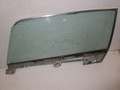 1967-1968 Ford Mustang Coupe Left Front Door Glass Carlite Window with Chrome Trim