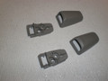 2000-2002 Jaguar S Type Gray Headliner Grab Handle End Trim Caps Covers Left or Right Front or Rear