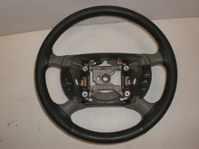 1994-2004 Ford Mustang Gray & Charcoal Leather Steering Wheel W/ Cruise Control XR3Z-3600-BB
