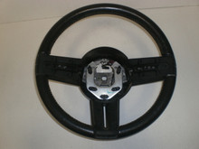 2005-2009 Ford Mustang Black Steering Wheel W/ Cruise Control Switches Leather Wrap 5R3Z-3600-CA