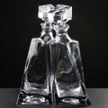 Lovers Crystal Decanters (Entwined Pair)
