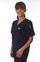 Features shoulder pen pockets.
Shown in Navy Blue.
Model is wearing size Small.