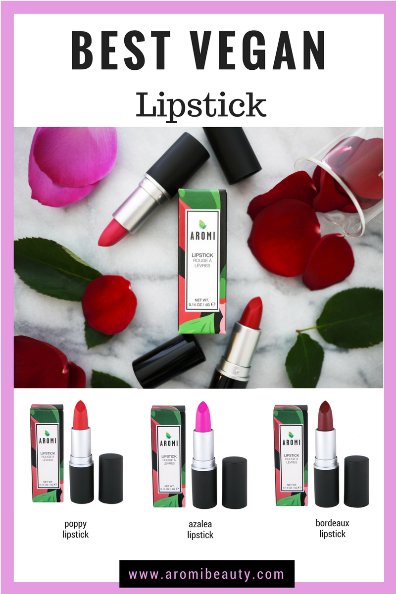 Best Vegan Lipstick from Aromi Beauty