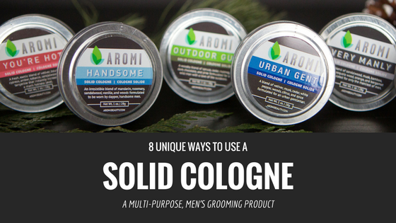 applying solid cologne