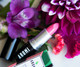 chiffon lipstick | bright peachy-pink, semi-sheer