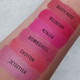 pink lip swatches