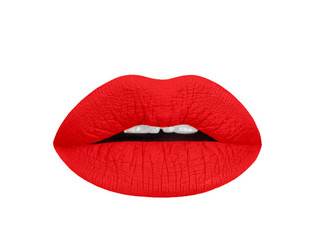 preppy red liquid lipstick swatch