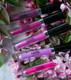 Aromi fuchsia liquid lipsticks