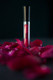 bright magenta-red lipstick
matte finsih
