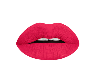 neon red liquid lipstick