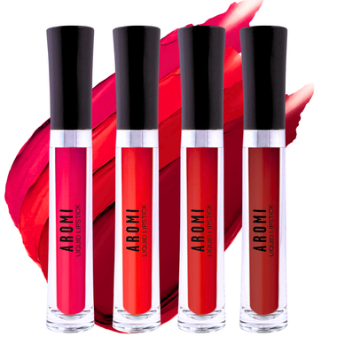 Aromi Red Liquid Lipstick Bundle