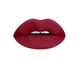 red dahlia liquid lipstick swatch | 