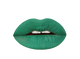 Aromi emerald green liquid lipstick